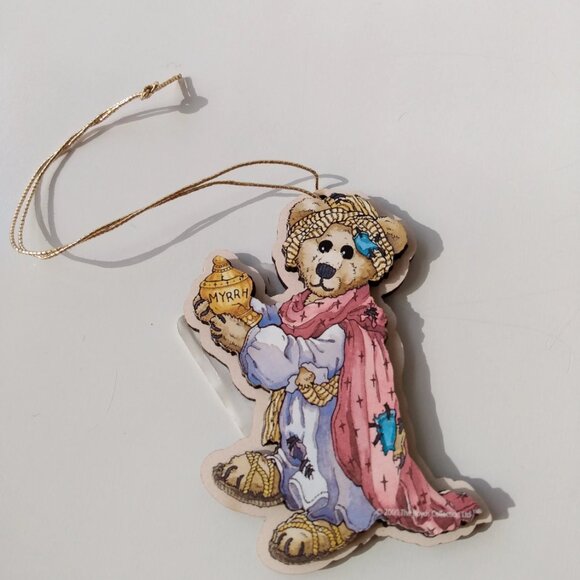 Vintage Boyds Bears Wisemen Christmas Ornaments Gift Tags - Picture 2 of 7
